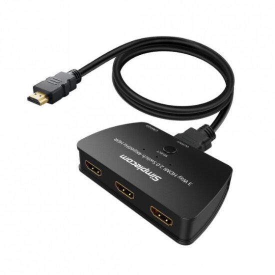 Simplecom CM323 3 Way HDMI 2 0 Switch 3 IN 1 OUT U-preview.jpg